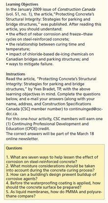 CSC Continuing Education Learning Objectives, Instructions, Questions