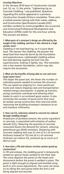 CSC Continuing Education Learning Objectives, Instructions, Questions