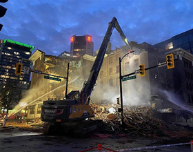 Vancouver building torn down over safety concerns 