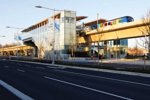 Vancouver’s Canada Line (also on page 32) is a P3. Transit infrastructure can benefit from this model. Photo courtesy Perkins + Will Canada