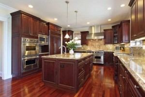 As kitchens are one of the most used rooms, dimmer switches allow for many lighting options for entertaining guests and for task-oriented activities. Photo © BigStockPhoto/Larry Malvin