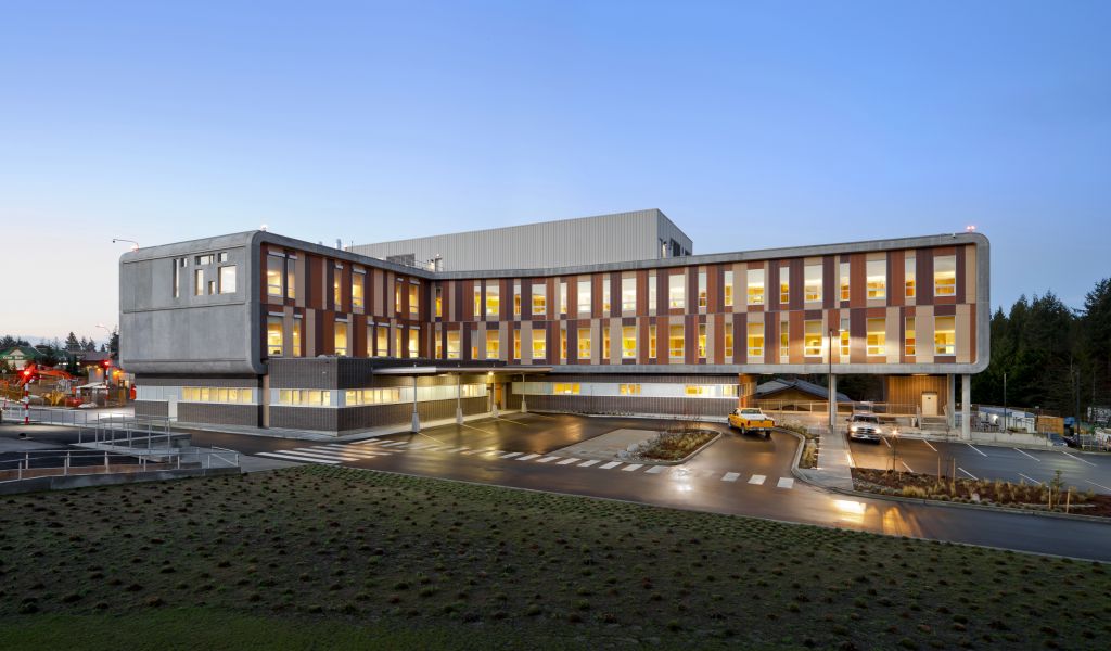 St. Mary’s community hospital (Sechelt, B.C.) has unveiled its newly renovated and expanded facility to the public. Photo © Latreille Delage Photography. Photo courtesy Perkins+Will and Farrow Partnership Architects