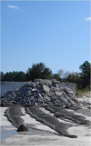 Returned Concrete for Disposal