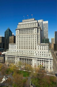 Montréal’s historic Sun Life Building has been awarded Leadership in Energy and Environmental Design (LEED) Silver certification after undergoing renovations. Photo courtesy CNW Group/Bentall Kennedy 