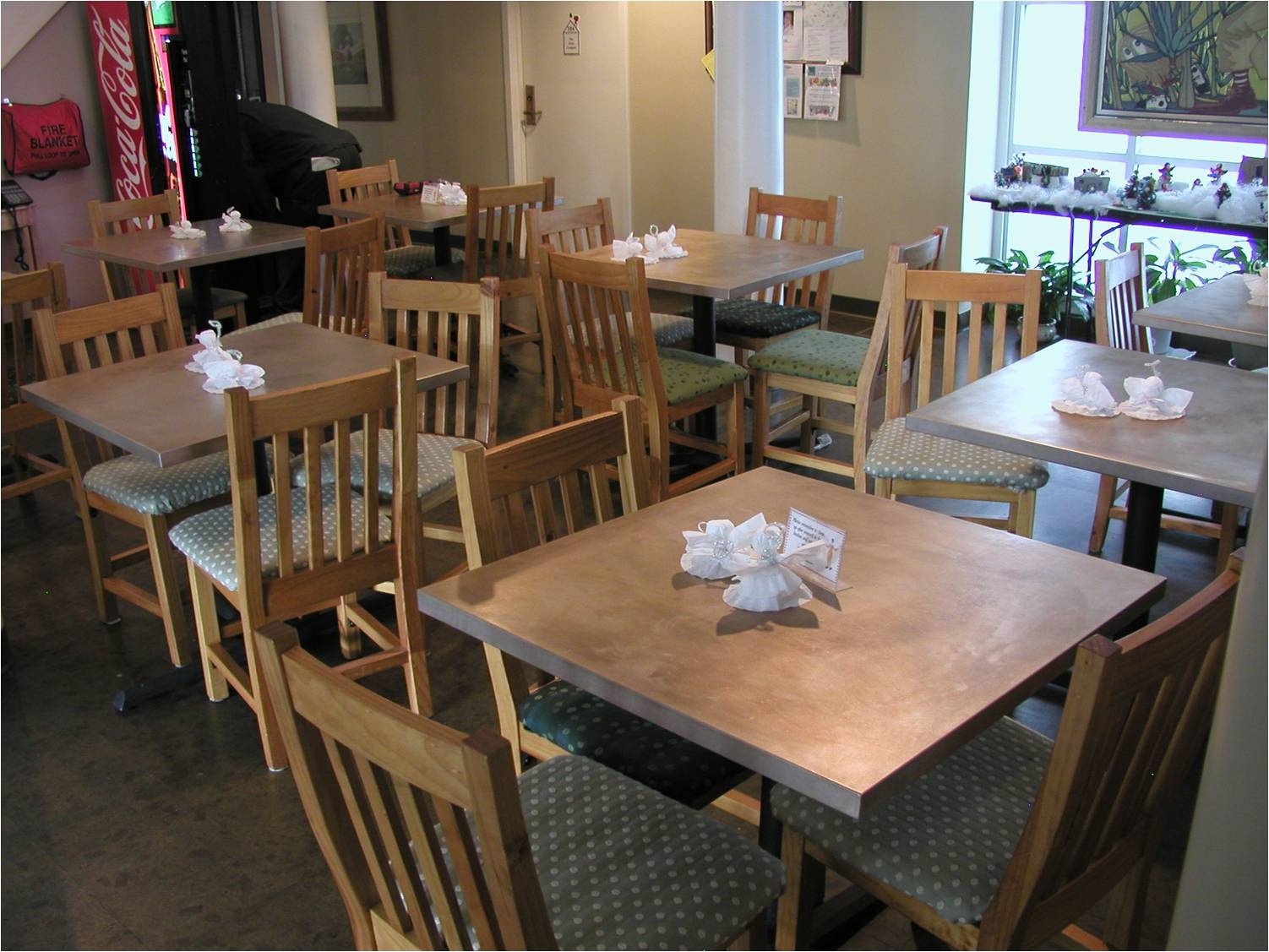 The door handles and dining room tabletops throughout the South Carolina Ronald McDonald House are made of antimicrobial copper.