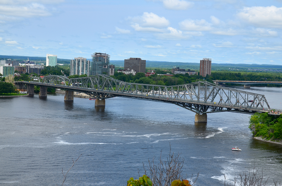 The Royal Alexandra Interprovincial Bridge is bridge spanning the Ottawa River between Ottawa, Ontario and Gatineau, Quebec. It is known as both the "Alexandra Bridge" and the "Interprovincial Bridge"