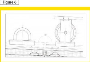 Monorails designed on sloped glazing.