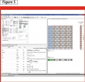 Screenshot of the Masonry Analysis Structural Systems (MASS) design software program.