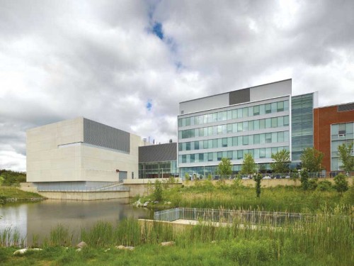 The University of Ontario Institute of Technology’s (UOIT’s) Automotive Centre of Excellence (ACE) contains one of the world’s largest climatic wind tunnels, as well as a facility for post-graduate research facilities. Photo © Tom Arban