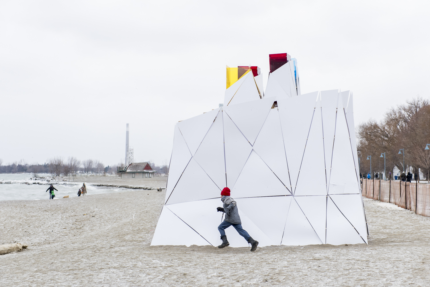 This frosty installation, titled ‘Lithoform,’ was one of last year’s winners.