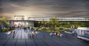 Architectural renderings of the Réseau express métropolitain stations in Québec. Image courtesy CNW Group/Réseau express métropolitain