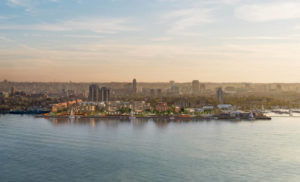 An aerial shot of Hamilton’s harbourfront. Image courtesy CNW Group/Waterfront Shores Corporation