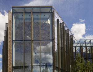 High-performance, low-iron jumbo glass with low-emissivity (low-e) coating provides transparency at the renovated National Arts Centre in Ottawa. Photo © Lisa Logan Photography. Photo courtesy Guardian Glass