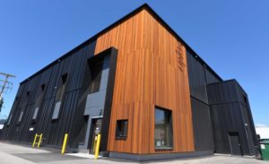 The Wood Innovation Research Lab (WIRL) at the University of Northern British Columbia (UNBC) exceeds the exacting internationally recognized Passive House standard for energy efficiency. Image courtesy UNBC