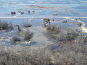 The rebuilding efforts of the Lake St. Martin First Nation community, Manitoba, which was hit by severe flooding in 2011, received a boost with the completion of 190 houses and infrastructure facilities. Photo courtesy Government of Manitoba