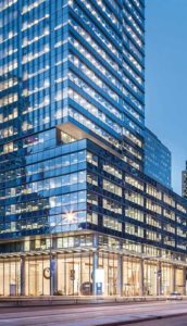 A connected lighting system at the RBC Waterpark Place in Toronto creates a cutting-edge workspace for employees, and offers facilities managers clear visibility on operations.