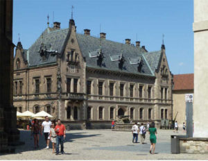 This building in Prague may have been a palace, luxury housing, slum housing, embassy, or offices through its lifetime. Could the original builders have predicted its myriad uses? Photo © Ian Ellingham