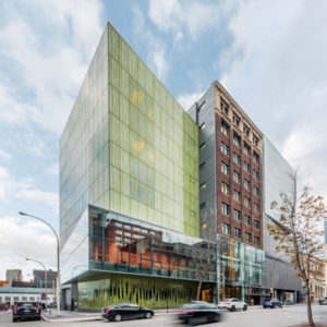 Montréal’s Wilder Building Espace Danse combines architecture with sustainable design. Photo © David Boyer