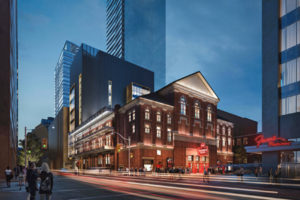 The federal and Ontario governments are investing $30 million each to revitalize Massey Hall. Photo courtesy Massey Hall