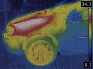 The heat generated by the car engines operated during repairs was also considered by the project team to calculate internal heat gains (IHGs). Image © Dario Sabljak/Shutterstock