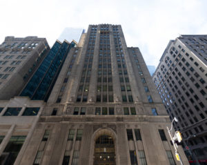 The heritage building on 320 Bay Street in Toronto, which originated as the Canada Permanent Trust Building, will be revitalized as an office space. Photo courtesy Menkes