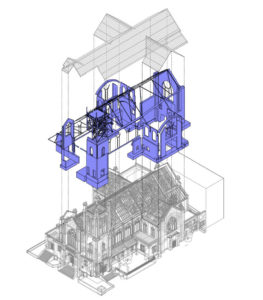 The St. Andrew’s-Wesley United Church in Vancouver is going to undergo a major seismic upgrade and heritage restoration.  Image courtesy Ryder Architecture