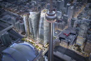 Union Park, a new mixed-use development in Toronto, seeks to be the largest in the city. Image courtesy Oxford Properties