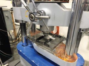 Figure 3: ASTM D790-17, Standard Test Methods for Flexural Properties of Unreinforced and Reinforced Plastics and Electrical Insulating Materials, measures the deflection of a prepared specimen of coating material as an apparatus applies a bending load to the test sample.