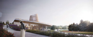 Designs have been revealed for a state-of-the art honey bee research facility at the University of Guelph (U of G), Ont. Renderings courtesy Moriyama & Teshima Architects 