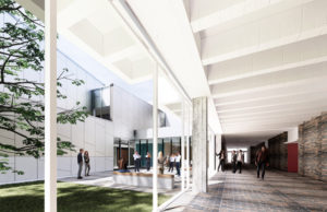 Ground has broken on the renewal and expansion of the University of Guelph’s performing arts centre designed by Diamond Schmitt Architects. Image courtesy Diamond Schmitt Architects