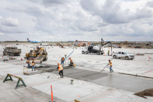 A major deicing pad at the Calgary International Airport uses sustainable concrete to reduce carbon dioxide (CO2). Photo courtesy CNW Group/CarbonCure Technologies