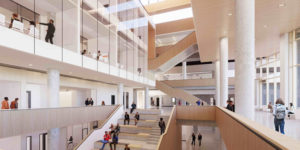 Ground has broken on University of Calgary’s Mathison Hall, a new home for the Haskayne School of Business, designed by Diamond Schmitt Architects. Image courtesy Diamond Schmitt Architects