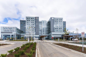 Construction milestone brings the new Cortellucci Vaughan Hospital, Ont., one step closer to opening its doors in early 2021. Photo courtesy Mackenzie Health