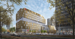 Ground has broken on York University’s new Markham Centre Campus in Markham, Ont. Image courtesy Diamond Schmitt Architects