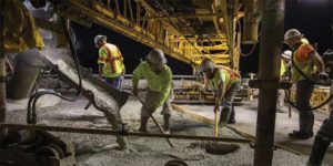 Working nano-infused cement admixtures and surface-applied products creates less permeable concrete in faster time-frames than traditional methods. This reduces carbon emissions at time of installation and facility maintenance. Photo courtesy Concrete Strategies