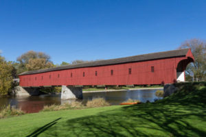 The federal and Ontario governments, along with Waterloo Region, have announced $6.25 million in joint funding to rehabilitate the heritage-designed West Montrose Covered Bridge. Photo courtesy Waterloo Region