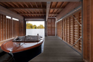 Muskoka boathouse