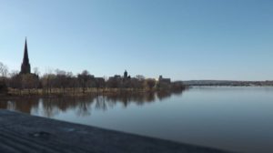 A view of the Fredericton skyline.