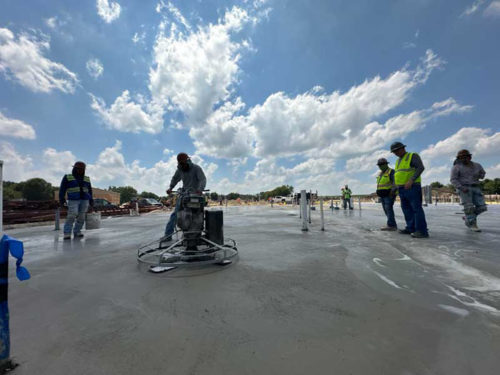 concrete construction workers