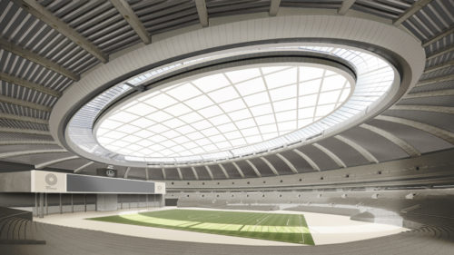 Montréal Olympic Stadium inner roof membrane